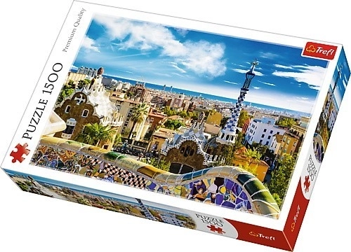 1500 darabos puzzle - Park Guell, Barcelona