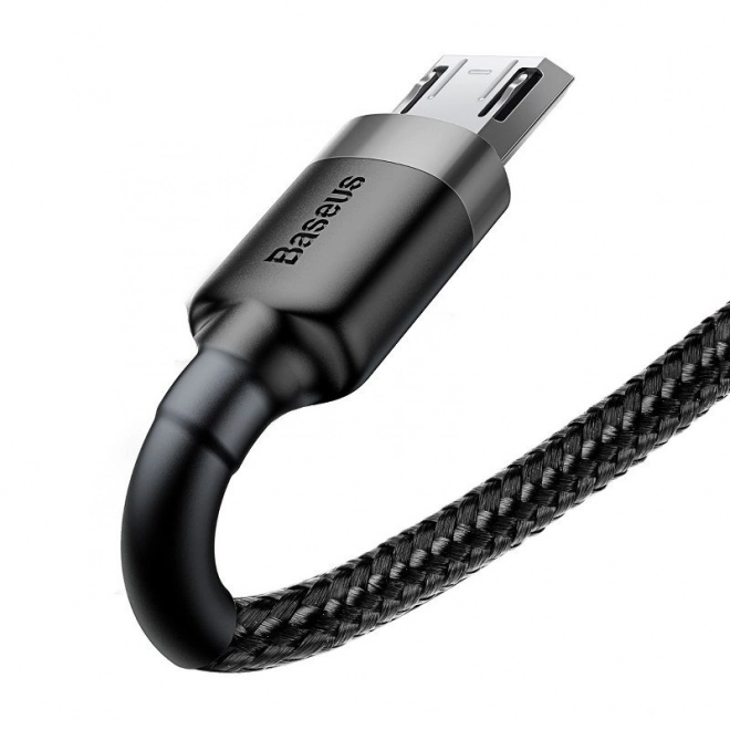 Baseus Cafule micro USB kábel gyors töltéssel, 3 m, szürke-fekete