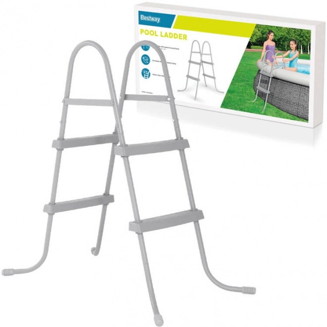 Bestway fém medence létra 84 cm magas