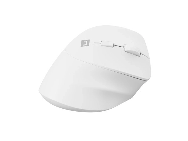 Vertikális vezeték nélküli egér Crake 2 BT 5.2 + 2.4GHz fehér