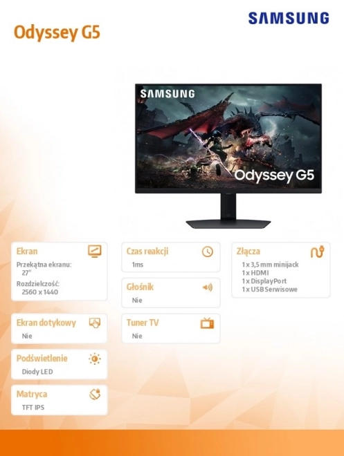 Samsung 27 colos gaming monitor