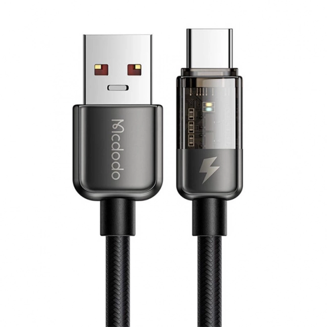 Mcdodo gyors töltő USB-C kábel 6A 1,2 m fekete