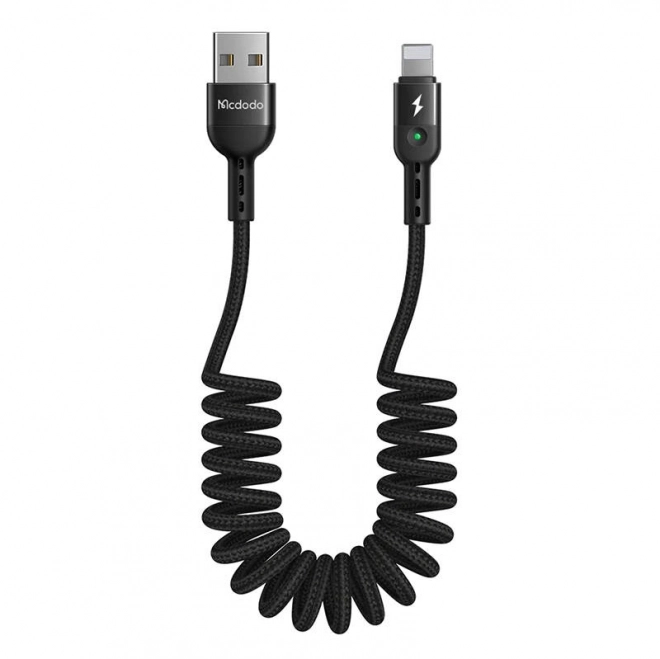 rugós USB-Lightning kábel 1,8m