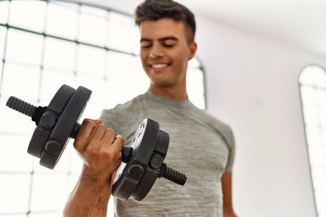 Állítható súlyzókészlet 20 kg erősítő edzésekhez