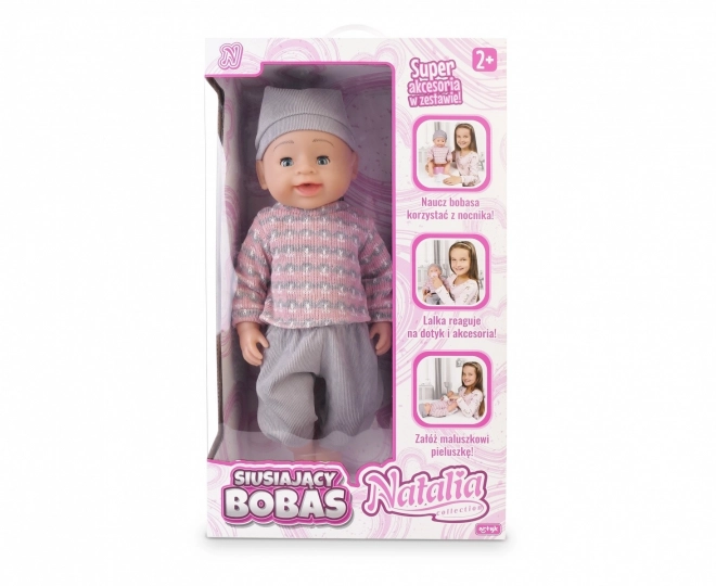 Natalia baba babázás közben sírós 43 cm