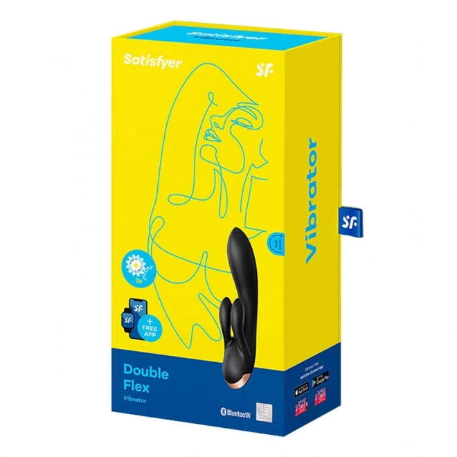 Multifunkciós vibrátor rabbit Satisfyer fekete