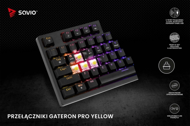 Vezeték nélküli mechanikus billentyűzet Phenix Gateron Red