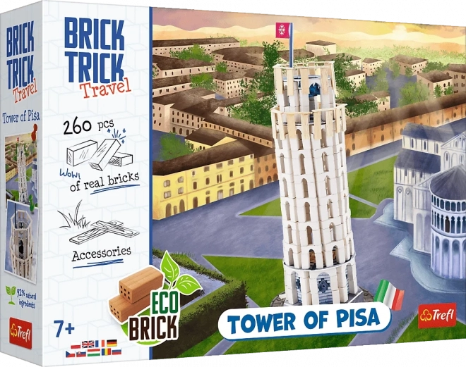 TREFL Brick Trick Pisa ferde torony építőjáték