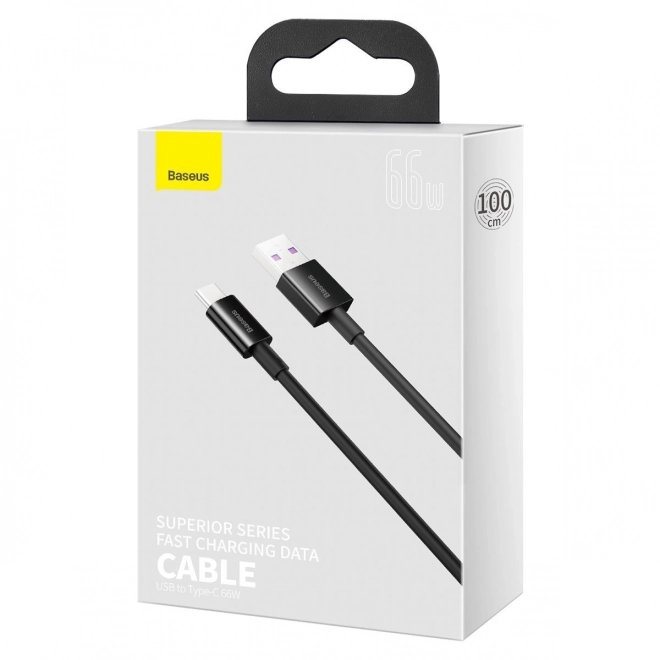 Superior USB-C kábel 66W 1m fekete