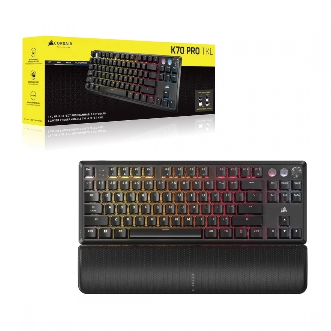Corsair K70 Pro TKL mechanikus billentyűzet