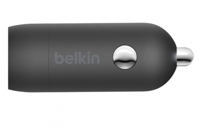 Autós töltő 30W PD PPS Fekete USB-C kábellel