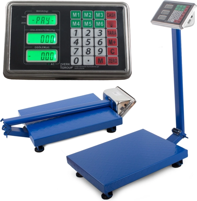 Elektronikus raktári mérleg LCD-vel 300 kg