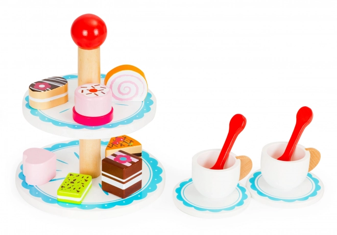 Fa torta készlet Ecotoys