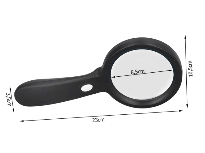 10x nagyító LED világítással