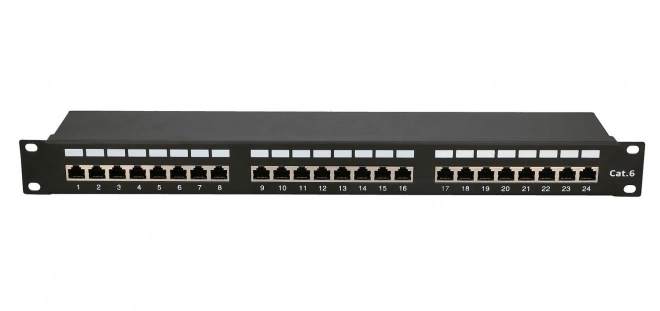 24 portos CAT6 STP patchpanel