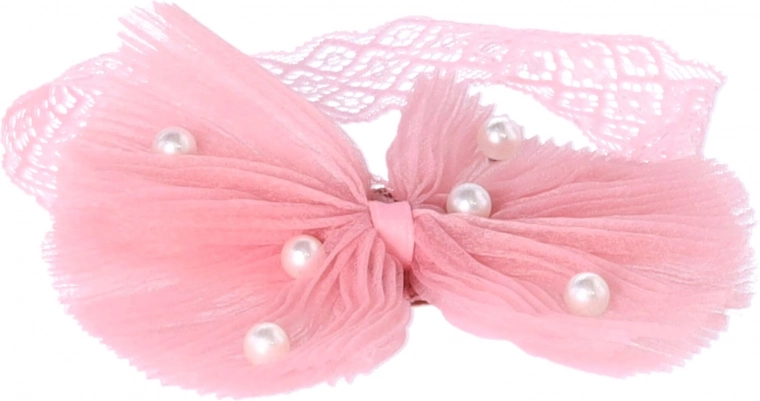 Elegáns rózsaszín fejpánt