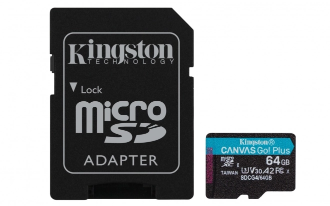 Karta microSD 64GB Canvas Go! Plus adapterrel