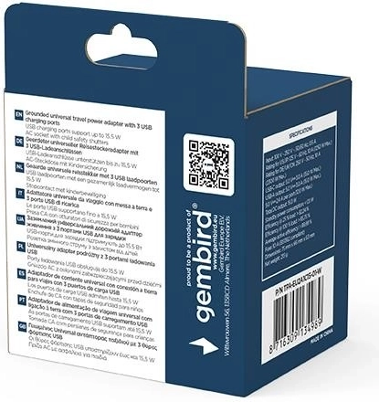 Gyors töltés: 3× USB, akár 15,5 W