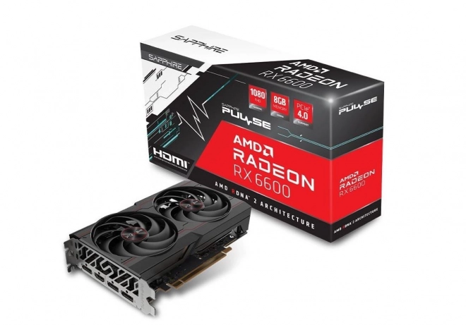 Radeon RX 6600 Pulse Gaming grafikus kártya