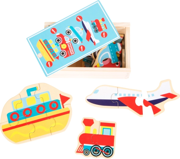 Small Foot Fa puzzle – Járművek