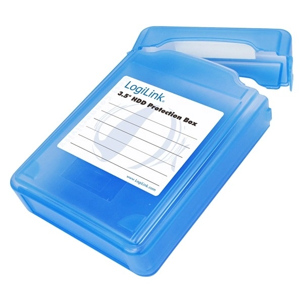 Kék védődoboz 3,5 colos HDD-hez