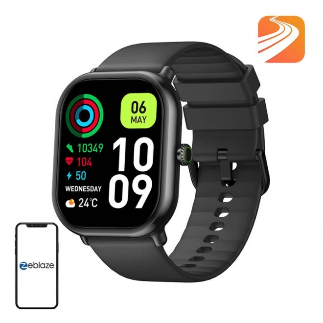 Zeblaze GTS 3 Pro okosóra fekete