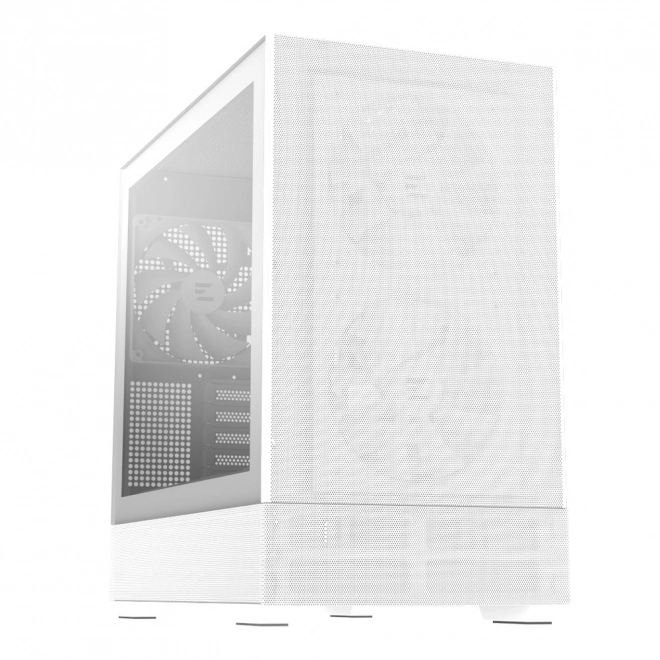 Fehér mATX Mini Torony P30 Air ARGB Ventilátorokkal