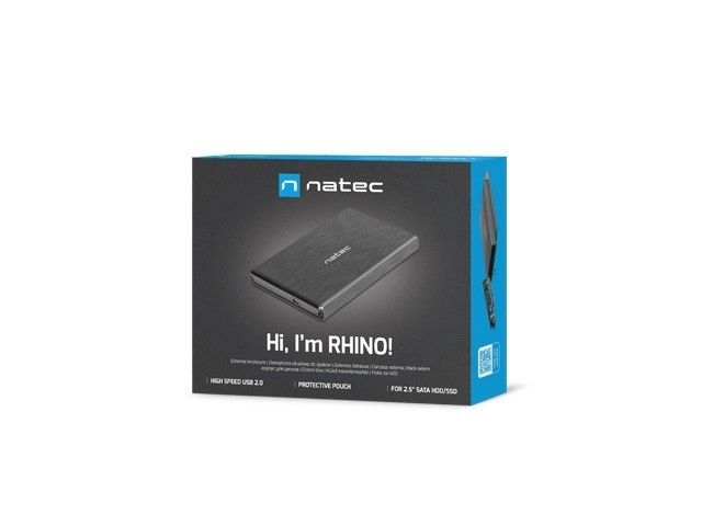 Külső merevlemez ház RHINO USB 3.0 alumínium