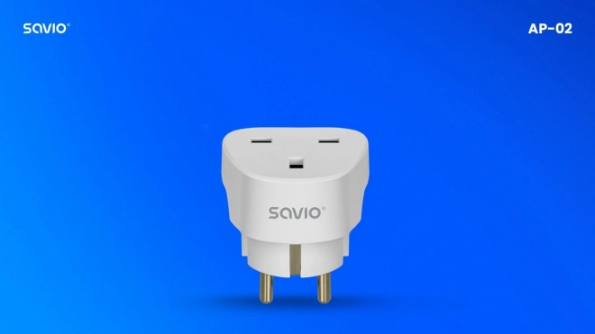 Utazó adapter UK-EU SAVIO