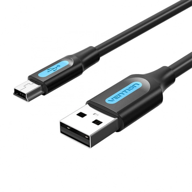 Usb Vention kábel 0.5m fekete PVC