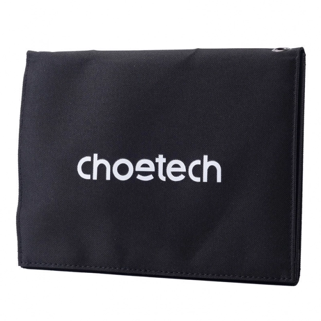 Összecsukható napelemes töltő Choetech 22W 2xUSB fekete