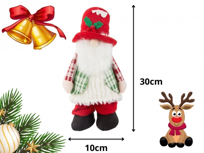 Szellem karácsonyi kobold LED világítással 30 cm