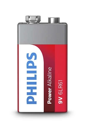 Philips Power Alkaline 9V elem