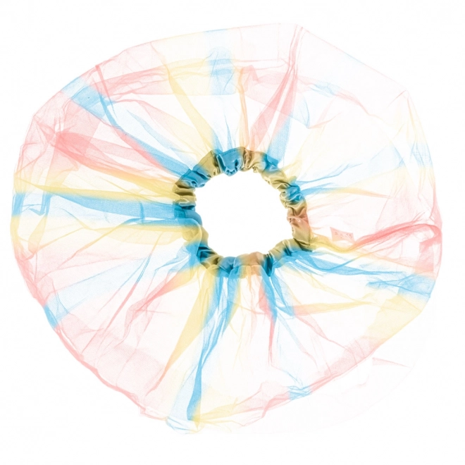 Tüll szoknya tutu kosztüm jelmez rózsaszín – szivárvány