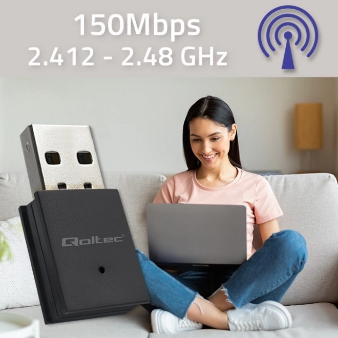 Vezeték nélküli mini adapter Wi-Fi | BT 4.0 USB | N szabvány