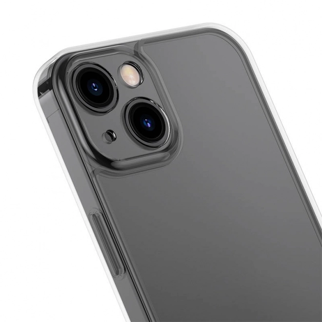 Baseus fagyos üveg tok iPhone 13 Pro fekete edzett üveggel