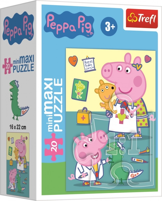 Minipuzzle Peppa malac 20 darabos