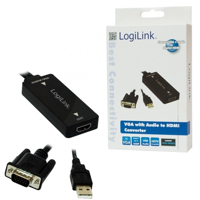 VGA és HDMI átalakító hanggal