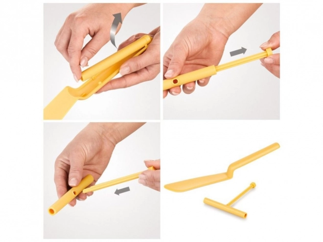 Palacsinta forgató spatula és henger készlet
