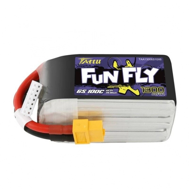 Tattu funfly akkumulátor 1300mAh 22.2V 100C 6S1P XT60