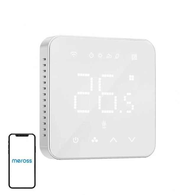 Intelligens Wi-Fi termosztát Meross MTS200BHK