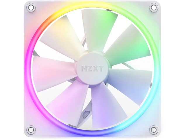 Rgb világítással ellátott fehér ventilátor