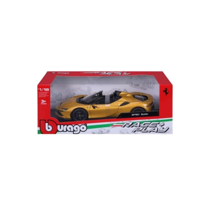 Ferrari SF90 Spider modellautó 1:18 méretarányban