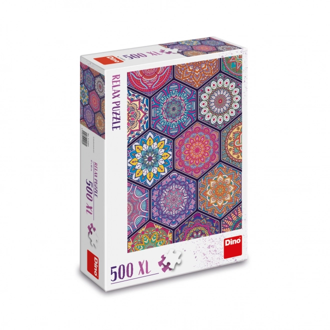 Dino Relax mandala puzzle XL 500 darabos