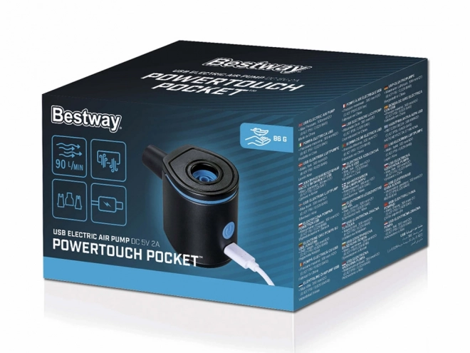Bestway PowerTouch Pocket USB hordozható elektromos pumpa