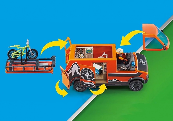 Playmobil Off-Road Akció Expedíciós Furgon Készlet
