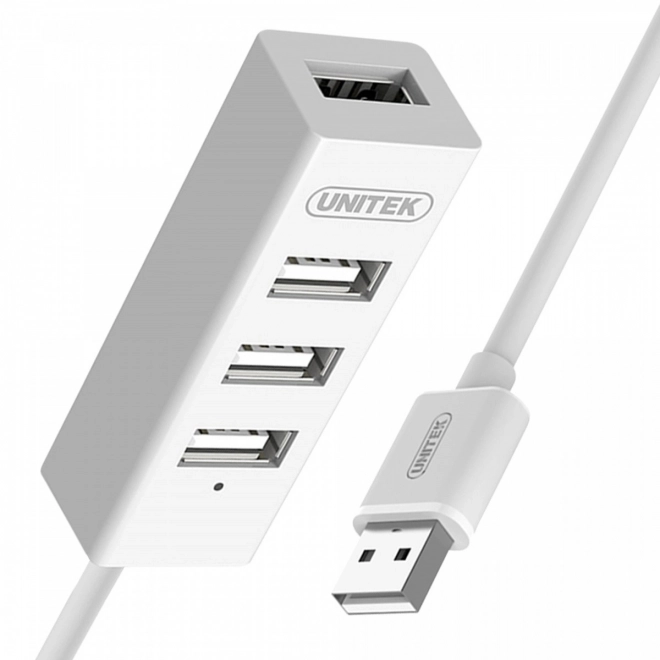 Mini USB hub 4 porttal - Fehér