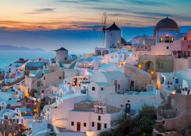 Puzzle Est Santorini-ban 1000 db Ravensburger