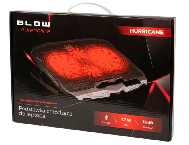 Gaming laptop hűtőpad négy ventilátorral