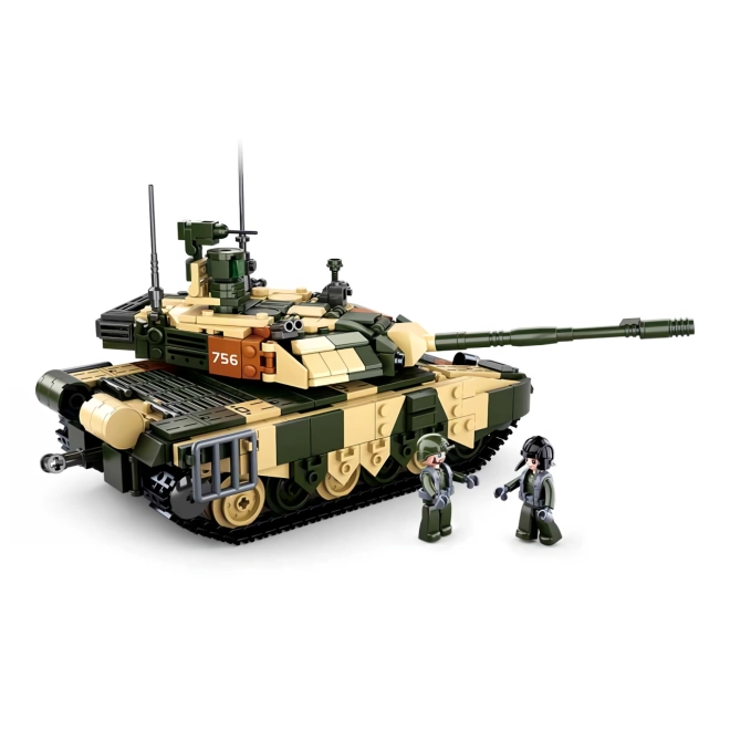 Élethű T-90 tank modell